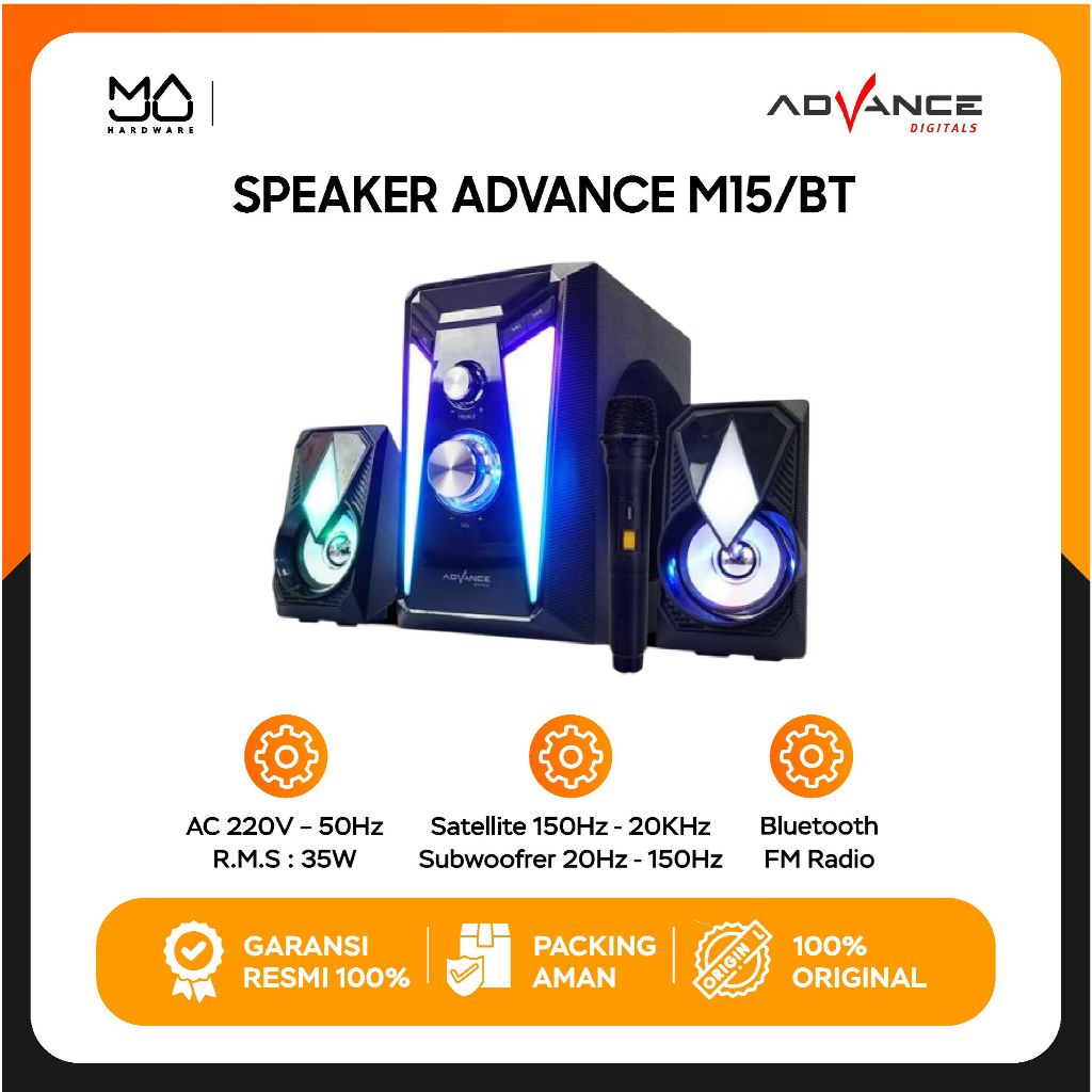 Speaker Advance M15BT - Garansi Resmi