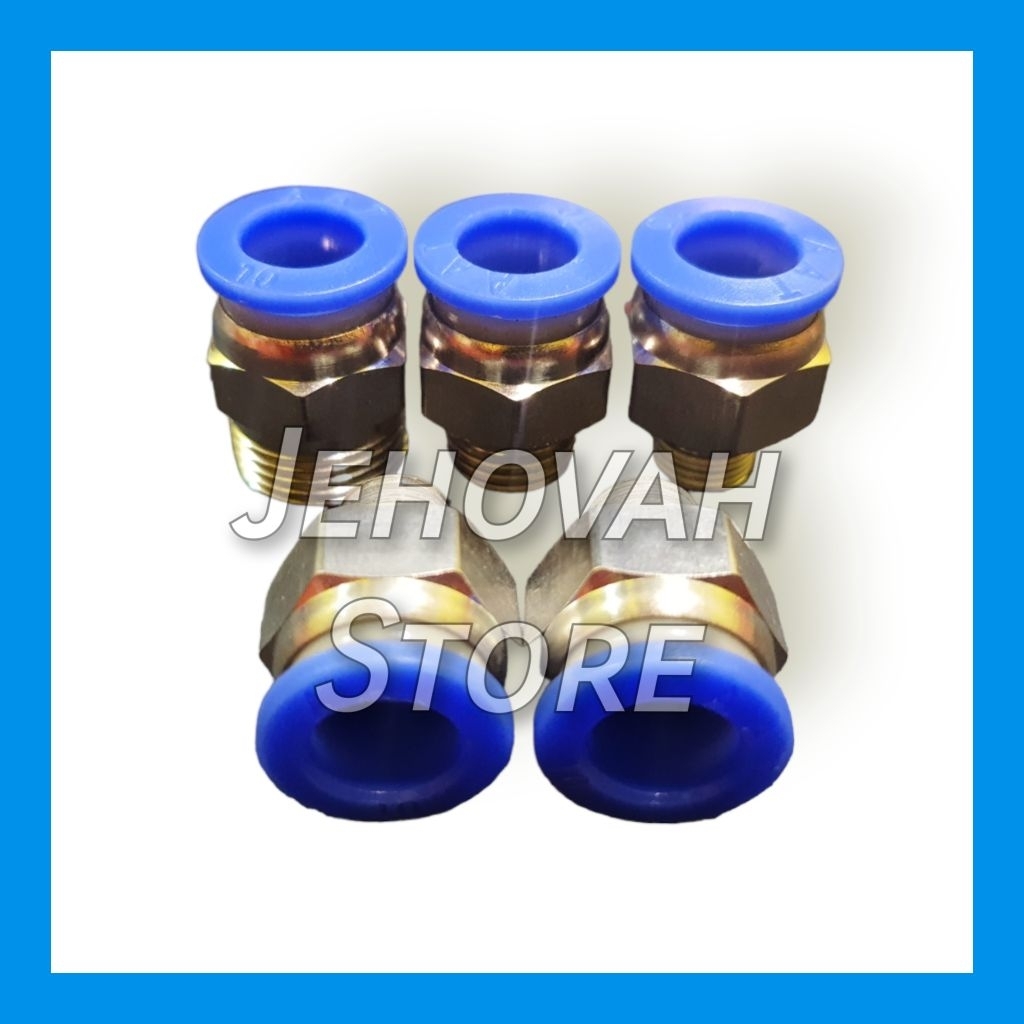 Fitting/Nepel Pneumatic BPC 10MM (Nepel Angin Drat to Hose/Tube)