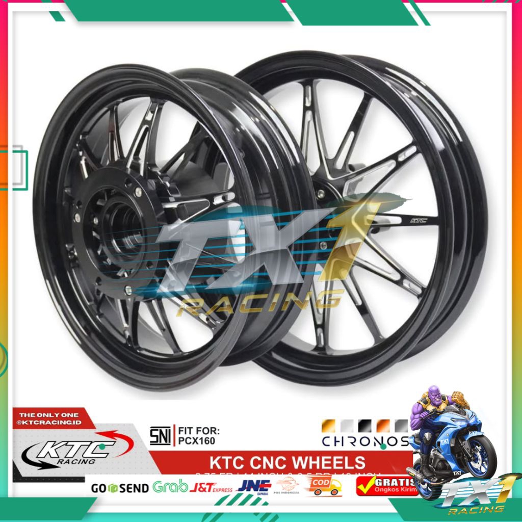 Velg KTC RACING CHRONOS pnp PCX 160 ABS CBS