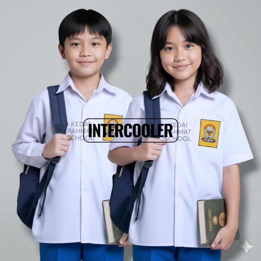 Baju Seragam Sekolah SMP MTS Bahan Intercooler Inter Cooler Premium Merk Martin