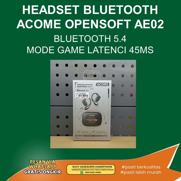 HEADSET BLUETOOTH ACOME OPENSOFT AEO2