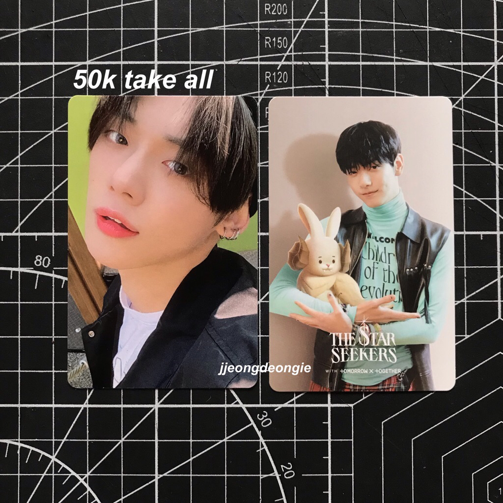Photocard TXT Yeonjun TCCF Boy + Soobin The Star Seeker TCCFOE Official