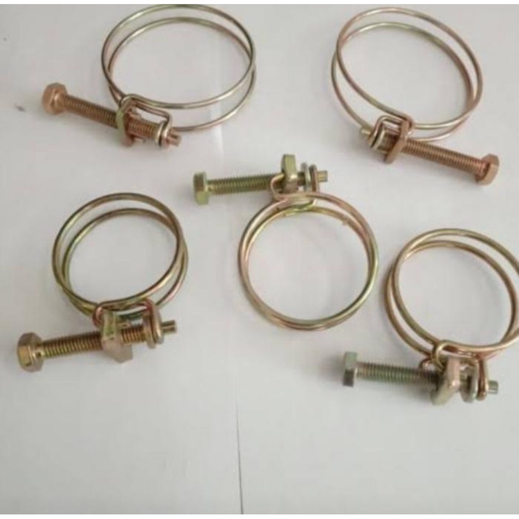 Hose clamp/ klem kawat besi 6"inch