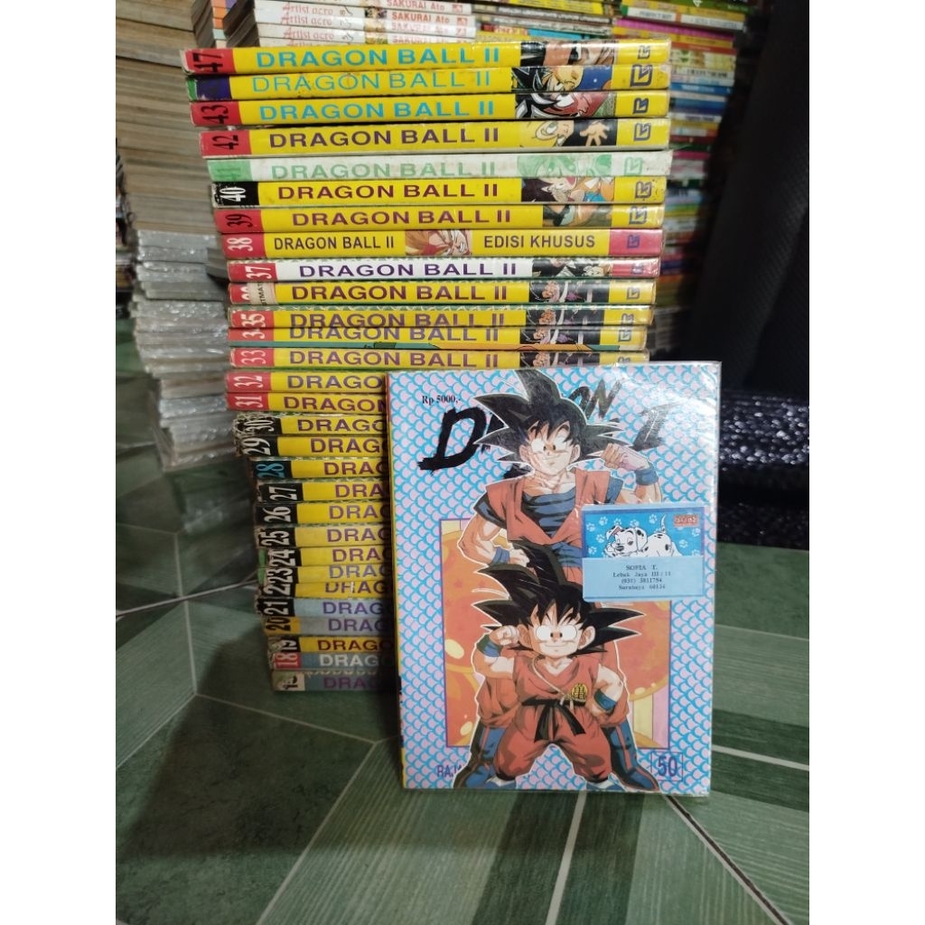 komik dragon Ball rajawali grafiti