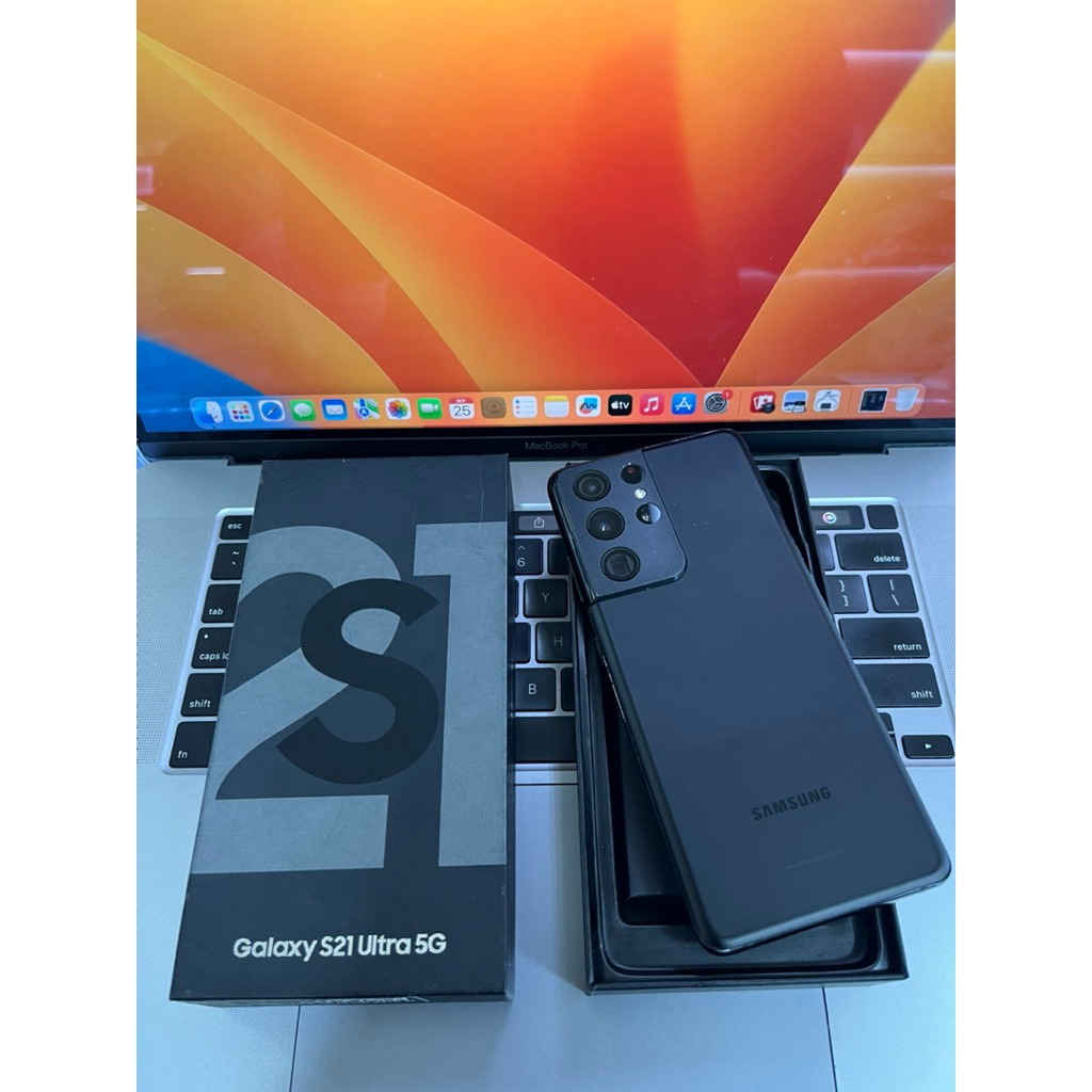 Samsung Galaxy S21 Ultra 12/256gb Second Garansi Resmi Sein Fullset original