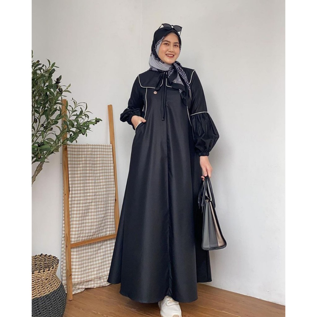 Gamis Dewasa Polos Katun Premium Mecca Abaya