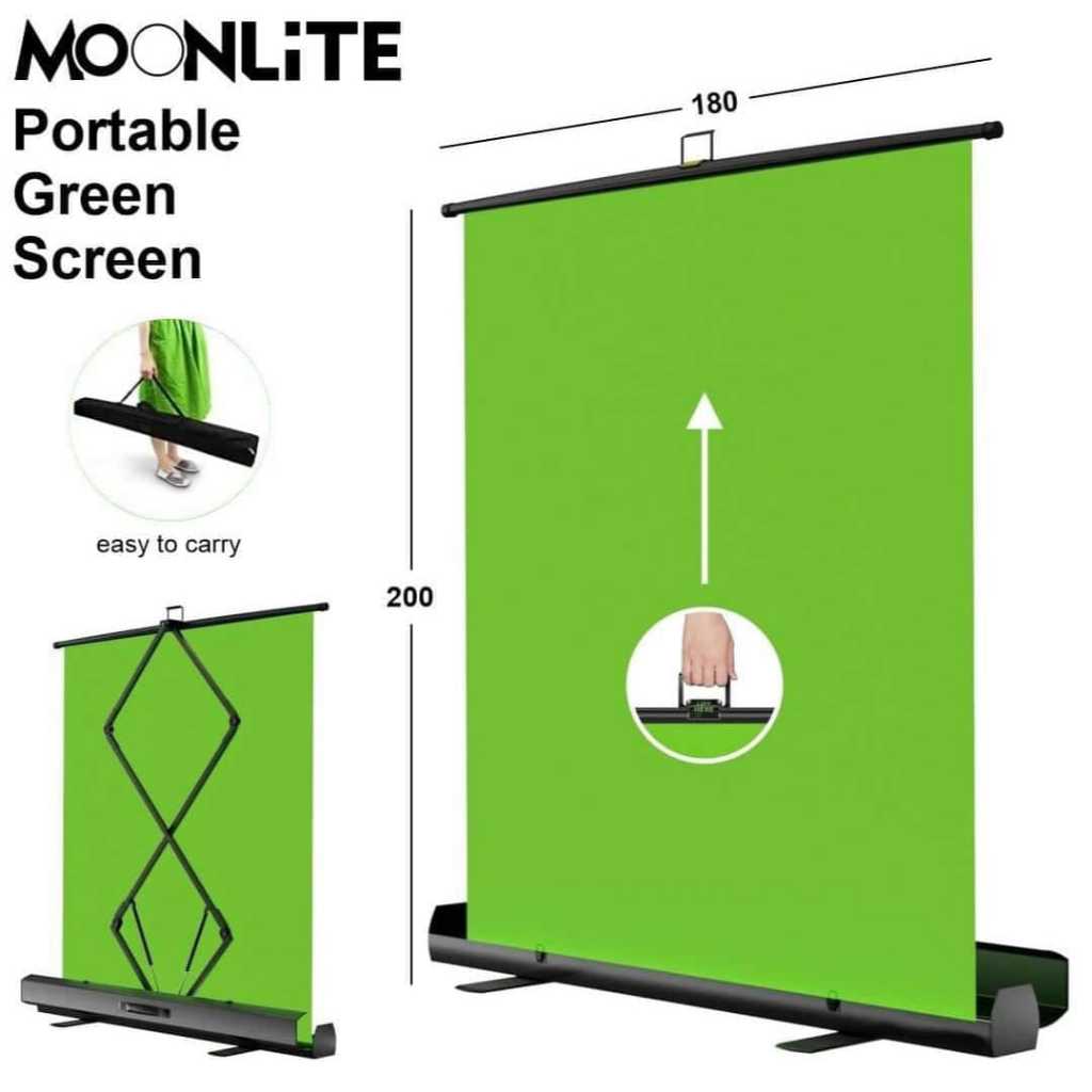 Green Screen Portable Background Roll Up Live Photography Backdrop