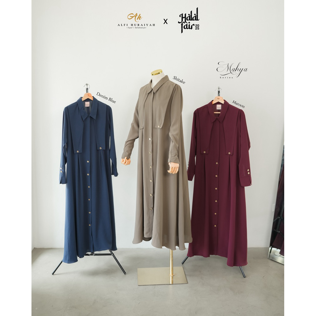 Abaya Mahya By Alfi Huraiyah | Gamis Premium | Gamis terbaru