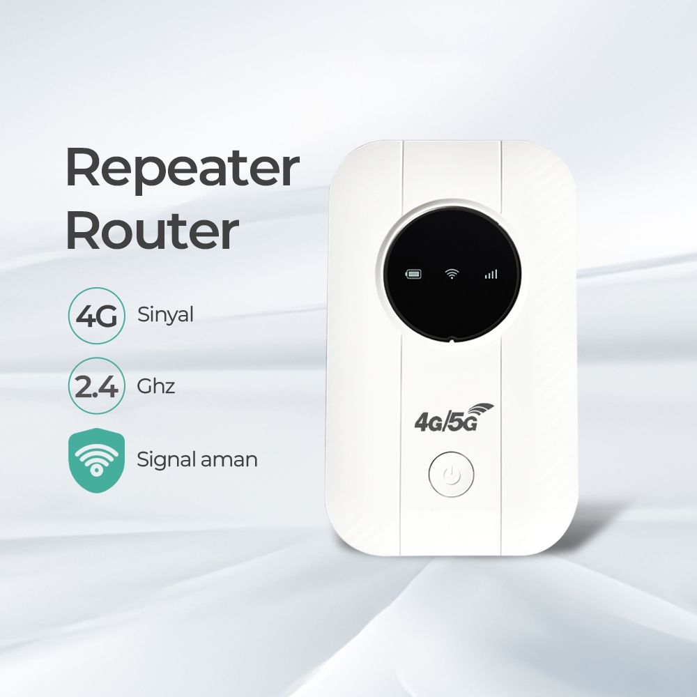 WiFi modem Router mini router nirkabel 4G 300Mbps Wi-Fi portabel seluler slot kartu sim modem