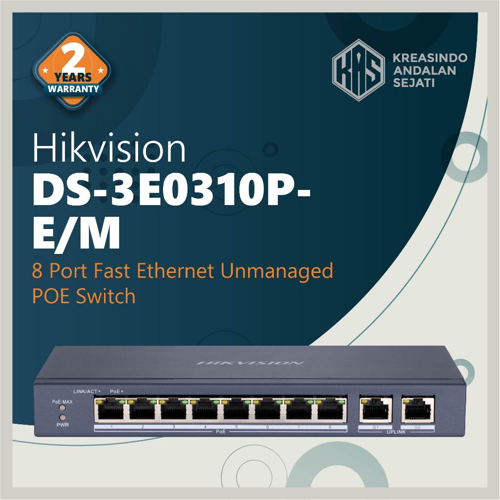 DS-3E0310P-E/M - HIKVISION POE