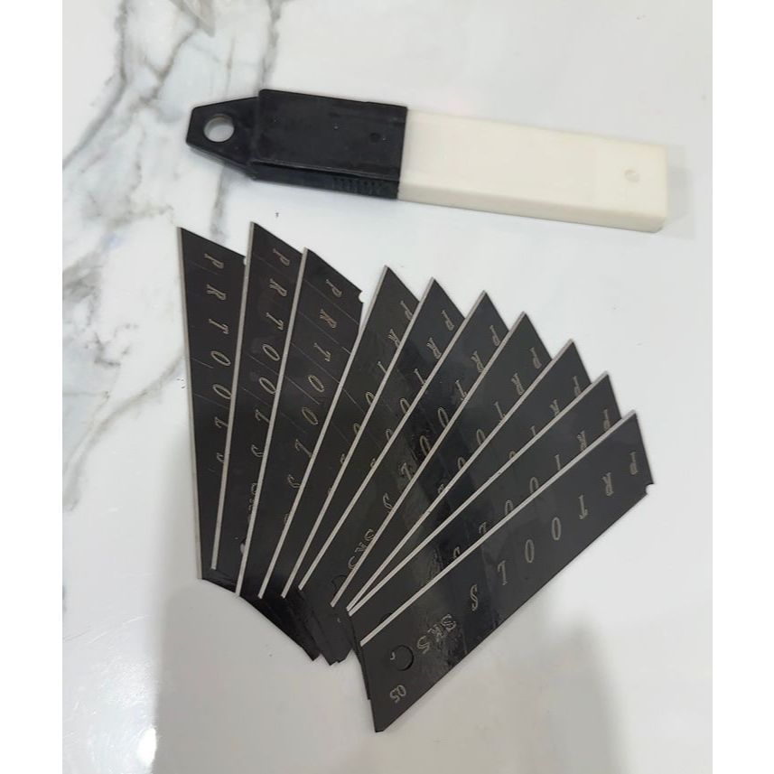 # HJ # ISI CUTTER MULTIFUNGSI CUTTER PISAU STAINLESS STEEL PEMOTONG KERTAS PISAU TAJAM / ISI PISAU C