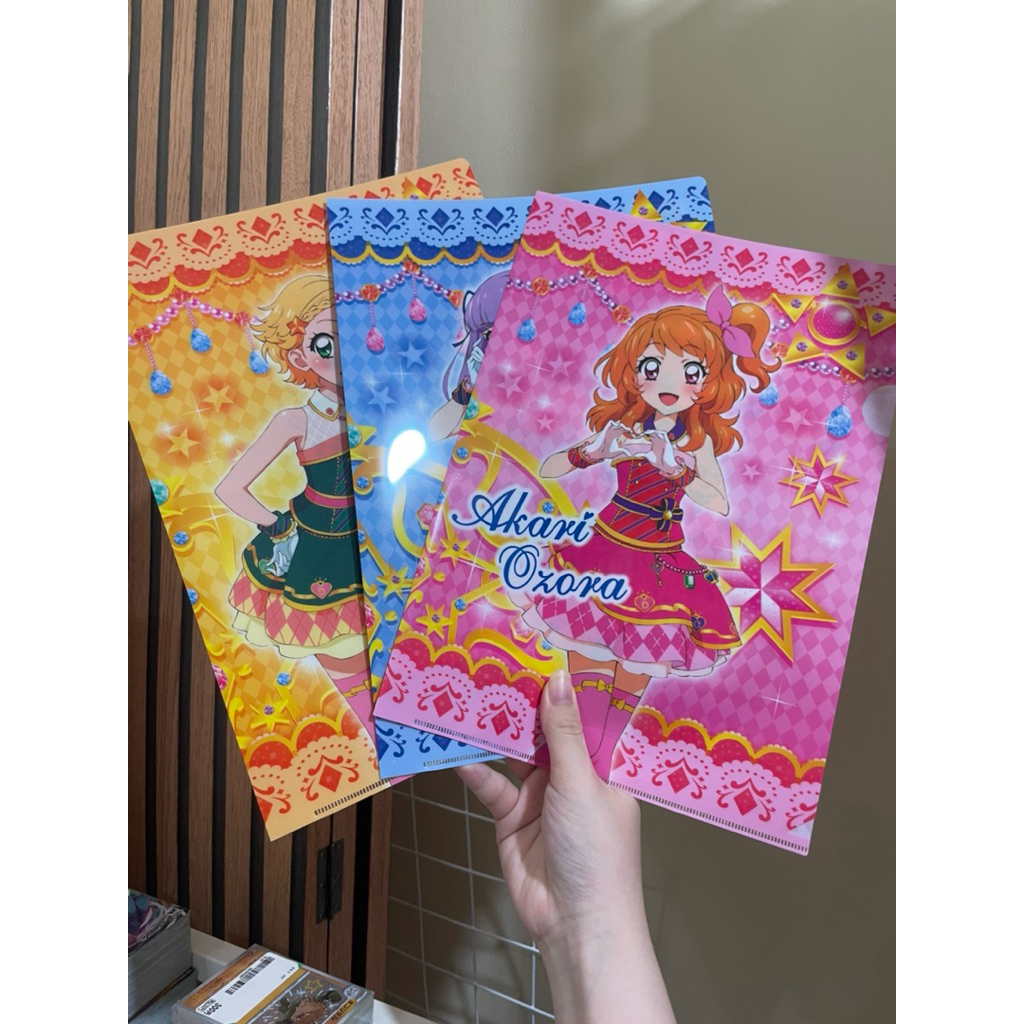 Aikatsu File Akari Sumire Hinaki Clear File “Aikatsu Music Awards Everyone Wins Show”