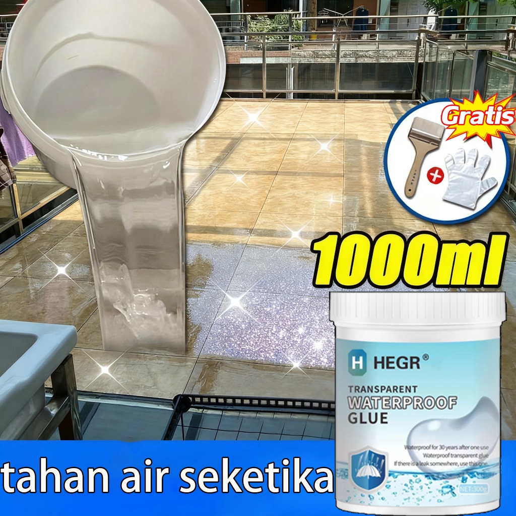 READY STOK Kirim Hari Ini Lem Waterproof 1kg Anti Bocor Tahan Air - Perekat Keramik Dak Beton Kolam 
