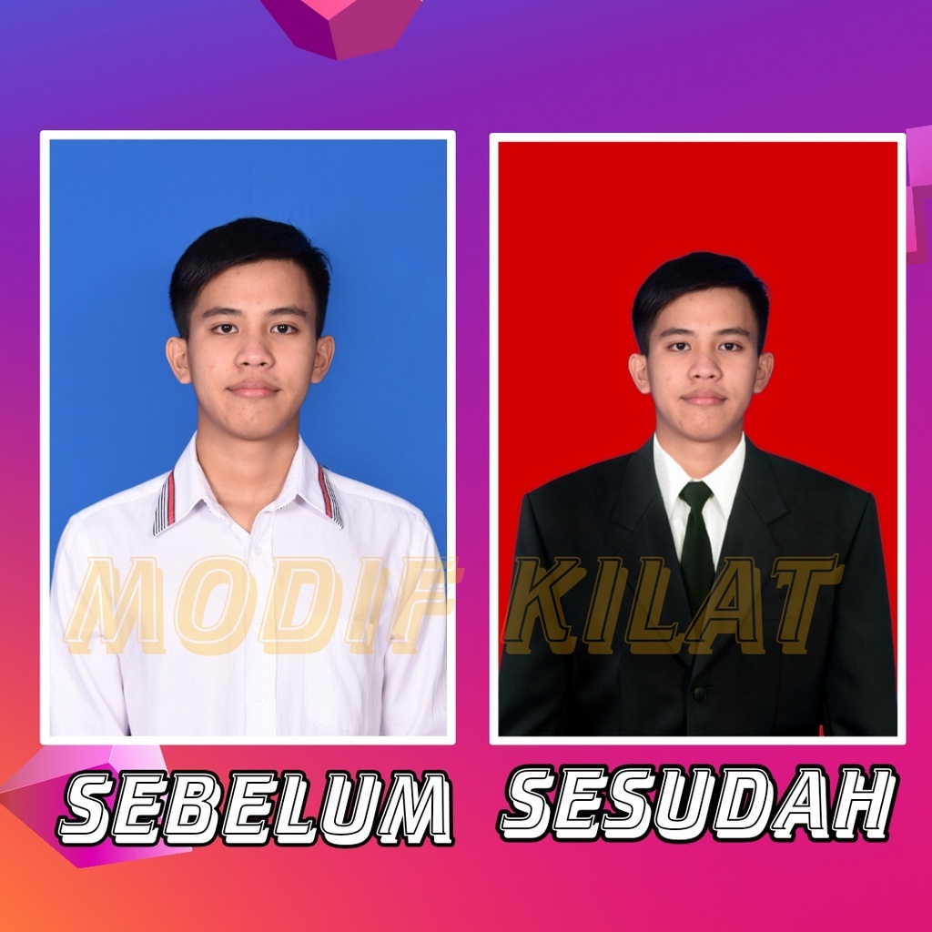 edit pas foto CPNS/edit pakai jas/edit pakai kemeja putih/edit baju hitam putih/edit keperluan kerja