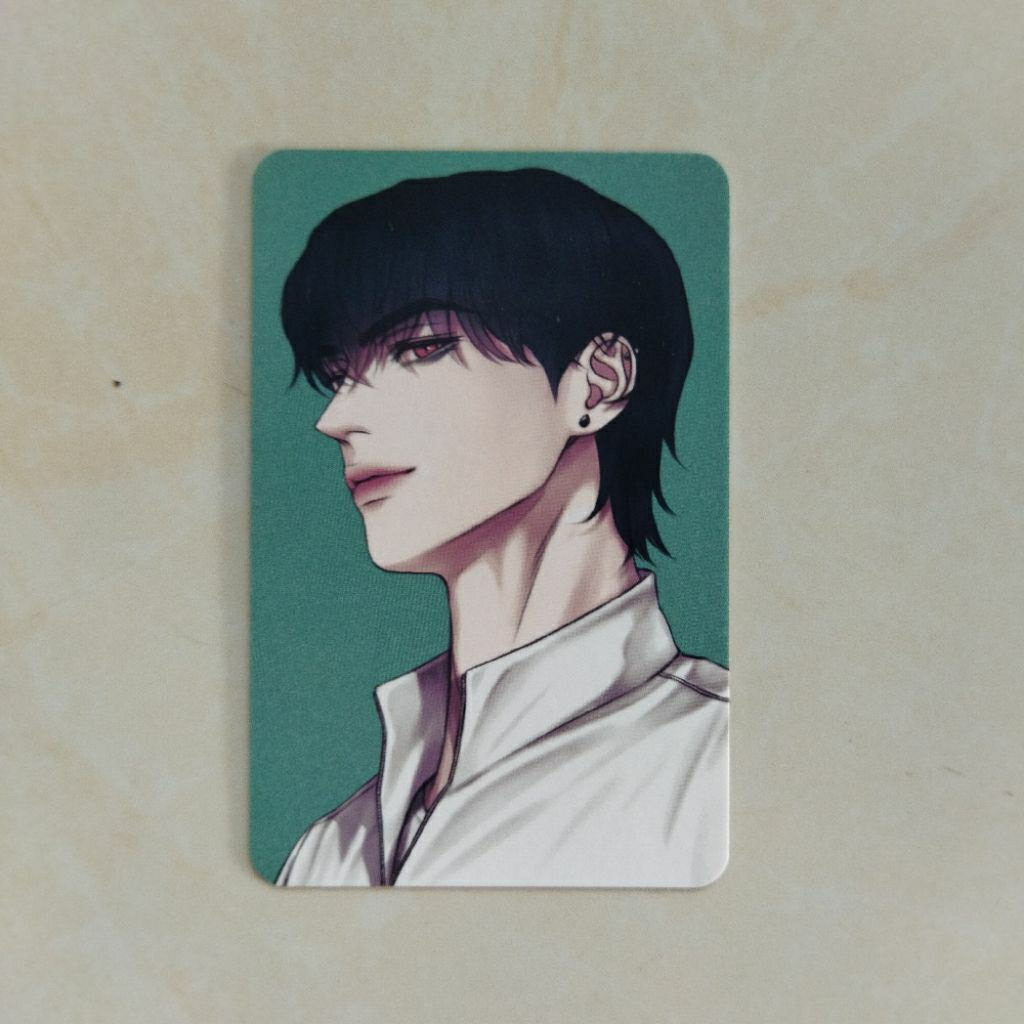 (ready stock) Photocard Postcard Lezhin Season Greetings Calendar 2024 The Ghost Nocturne Jaeshin Te