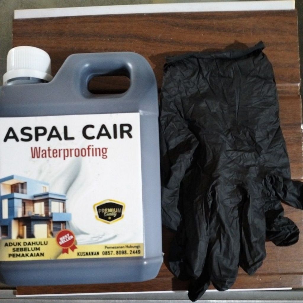 ASPAL CAIR /WATERPROOFING + SARUNG TANGAN