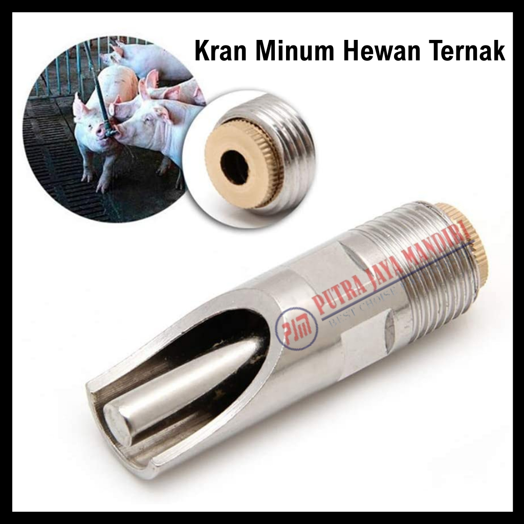 Dot Babi/Dot Minum Hewan Ternak Kambing Sapi / Stainless Stell Nipple Babi Alat Minum Hewan Ternak O