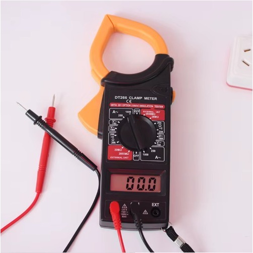 DIGITAL CLAMP METER TANG AMPER KABEL TESTER UKUR ARUS TEGANGAN LISTRIK AC DC