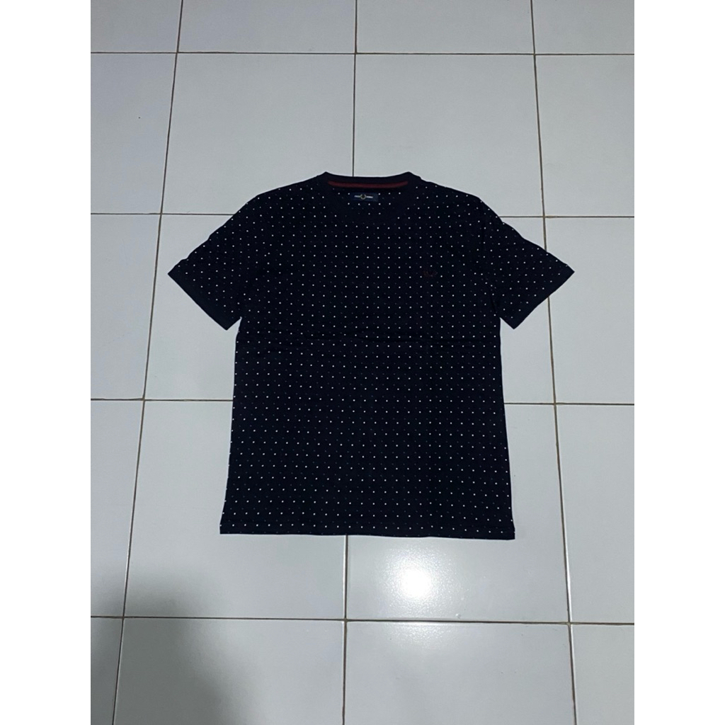 Tshirt Fred Perry polka dot navy original