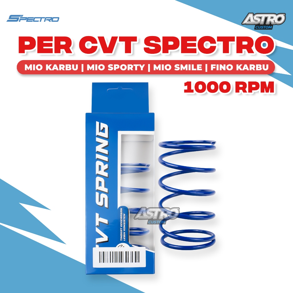 Spectro Per CVT 1000 RPM Mio Karbu Mio Sporty Mio Smile Fino Karbu Soul Karbu Upgrade CVT Racing