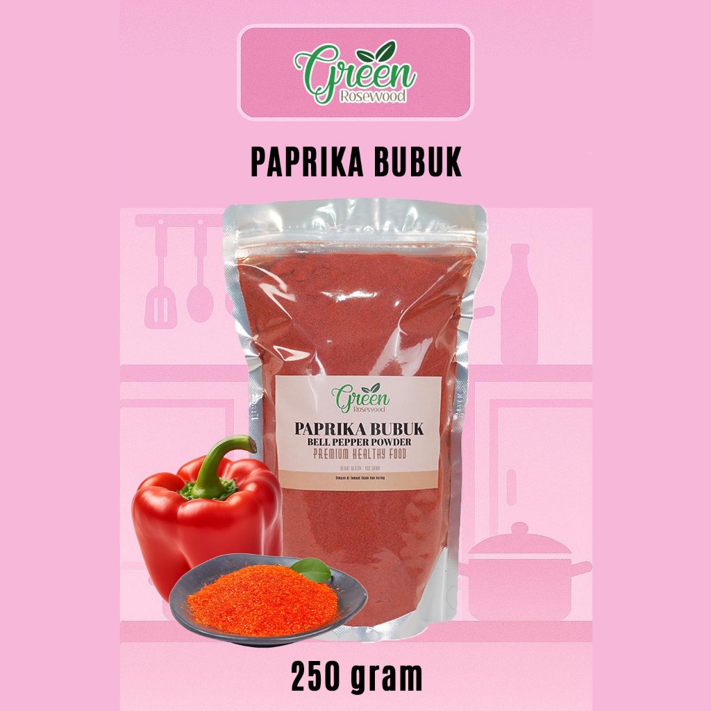 PAPRIKA BUBUK 250 GR / BUBUK PAPRIKA 250 GRAM / PAPRIKA BUBUK MURNI 250GR / PAPRIKA POWDER