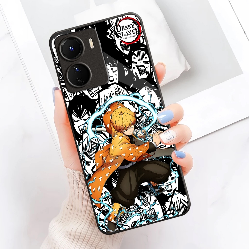 Case Vivo Y16 - Fashion Case Motif Demon Slayer - Casing Vivo Y16 - Case hp Vivo Y16 - Pelindung hp 