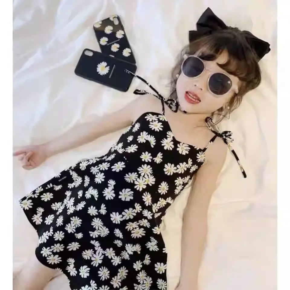 lucky--Gaun Bali Anak dress vintage anak Summer Dress baju pantai anak perempuan dress korea Dress F