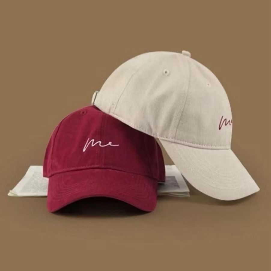 Topi baseball Pria Wanita Bordir Huruf Me Baseball cap Topi cewek Topi Cowok Hat Cap Unise