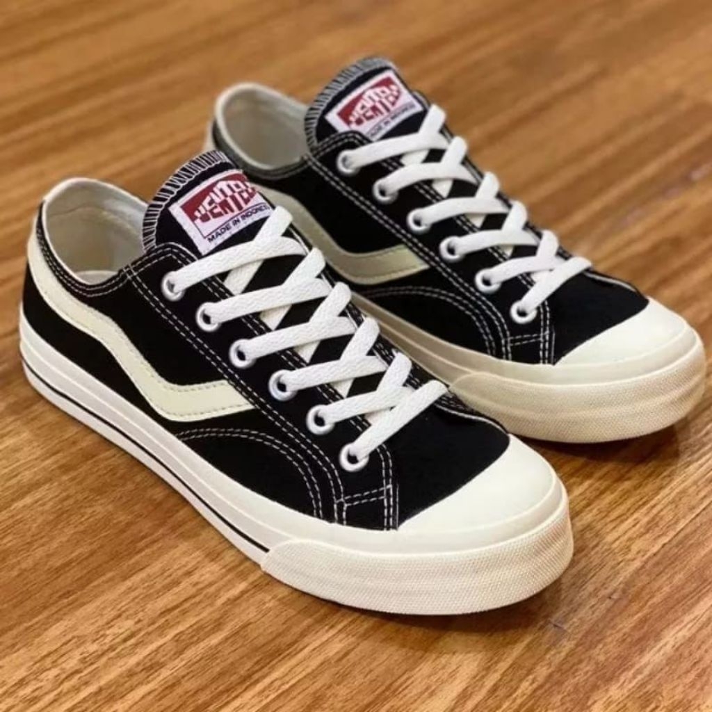 Ventela Public Low Black Natural,Sepatu Sekolah,Sneakers,Sepatu Casual,Sepatu Ventela,Ventela