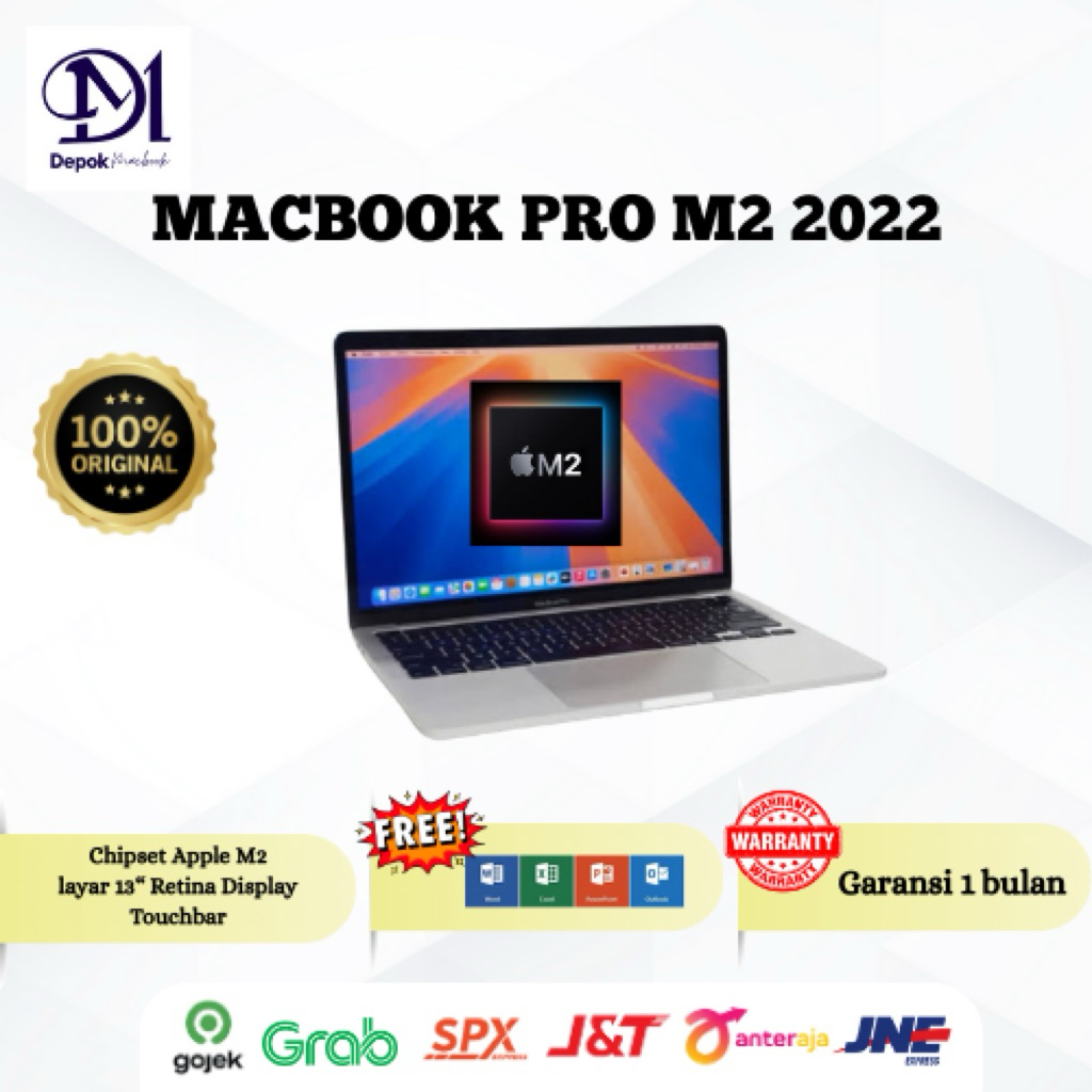 MacBook Pro M2 Second Original Bergaransi Layr 13”