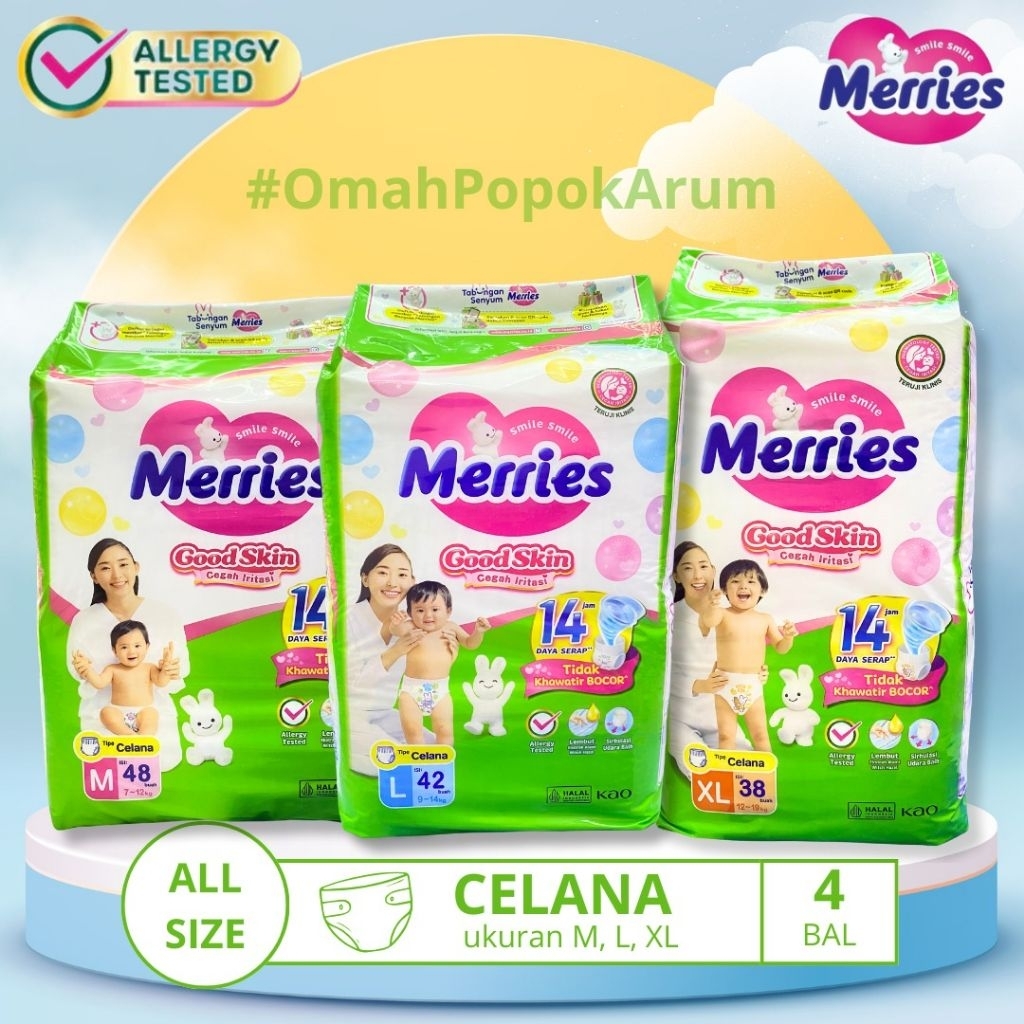 MERRIES SUPER JUMBO KARTONAN 4BALL L42/M48/XL38