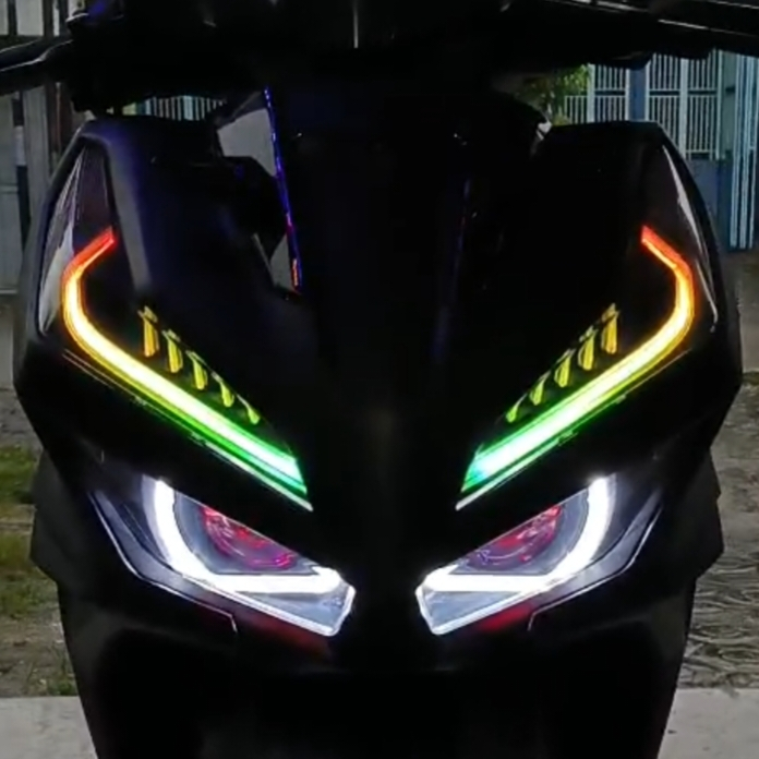 LAMPU ALIS WELCOME RGB NEW VARIO 125 / 150 + DEVIL SEIN