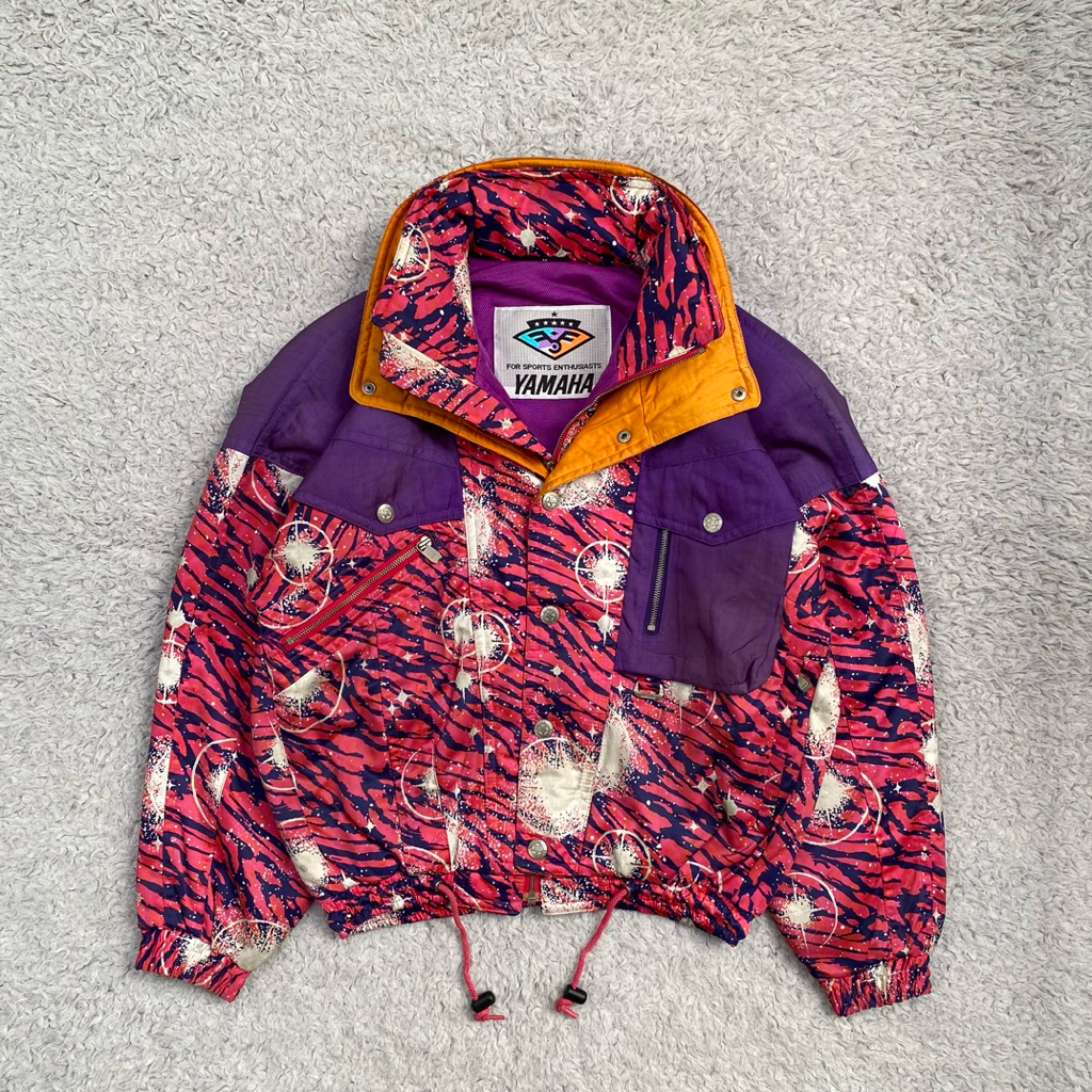 VINTAGE JACKET YAMAHA COSMIC BLIZZARD - Vintage Yamaha - Racing Jacket - Yamaha Racing Vintage - Ret