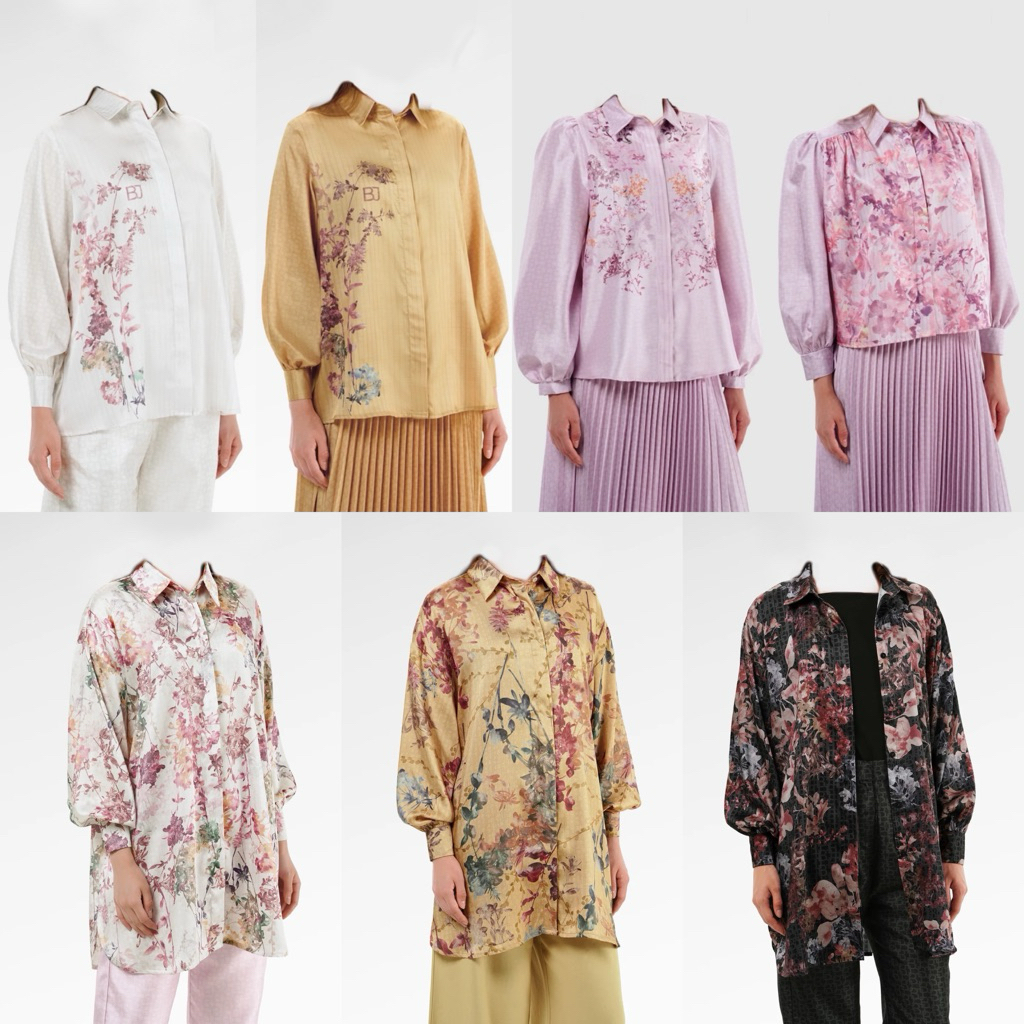 [baca deskripsi‼️] BENANG JARUM VIOLA BASIC SHIRT VIOLA OVERSIZED SHIRT VIOLA PUFF SHIRT VIOLA CROP 