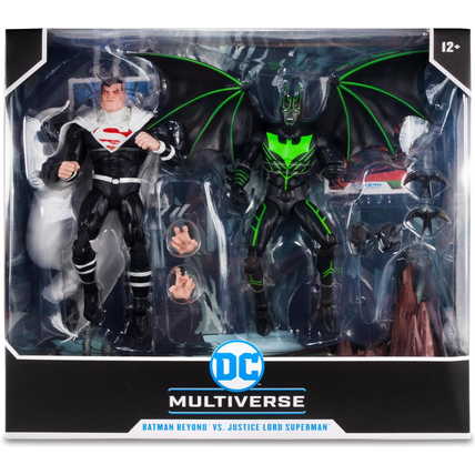 McFarlane Toys - DC Multiverse Batman Beyond vs. Justice Lord Superman 7in Action Figure