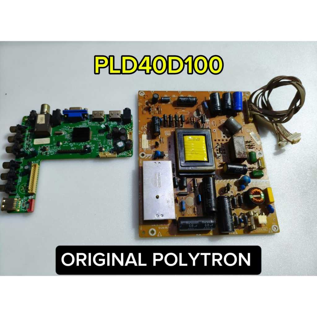 MB PSU Mainboard dan Psu satu paket tv Polytron PLD40D100 pld40d100