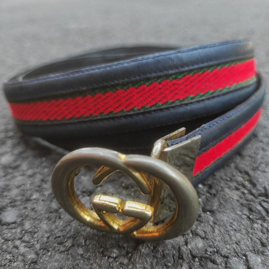 GUCCI GG DOUBLE G GUCCISSIMA BUTTERFLY INTERLOCKING MARMONT GOLD BUCKLE GESPER BELT SABUK IKAT PINGG