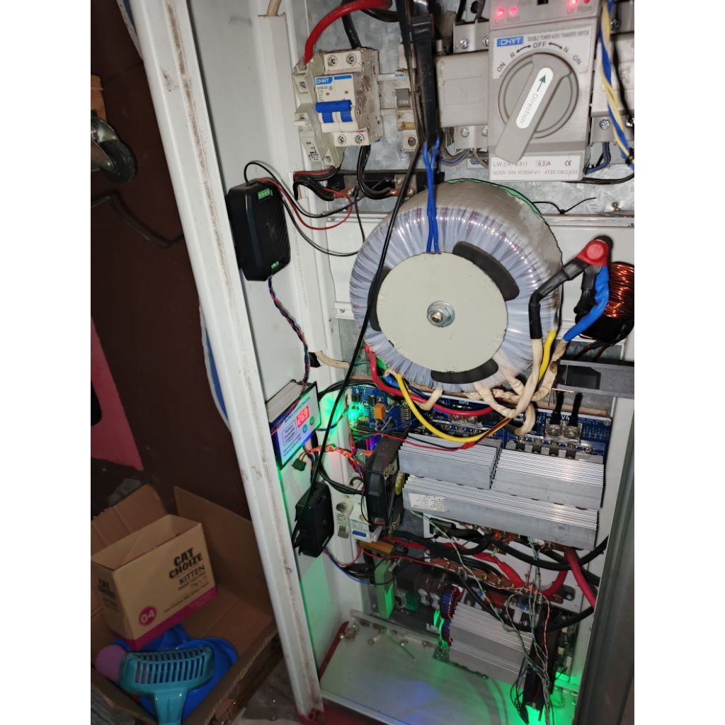 Paket PLTS 48volt 2000watt + mppt 60a dan ats