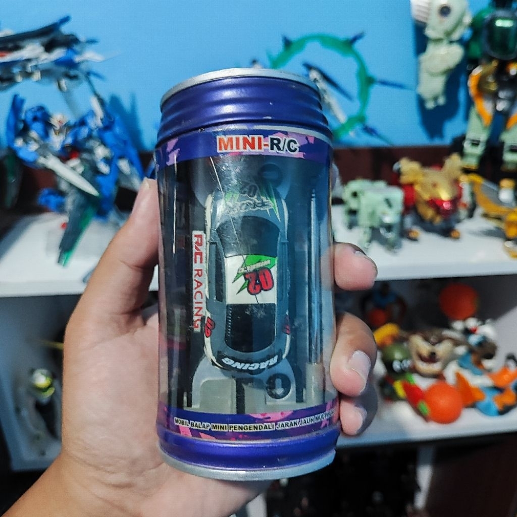 Mini Rc kaleng mobil remot kaleng Minus