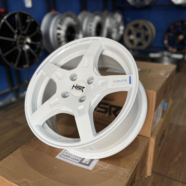 Sale Velg Mobil Racing HSR Pente Ring 15 Lebar 6,5 Off-Set42 r15 Jazz Brio Calya Yaris Sigra dll