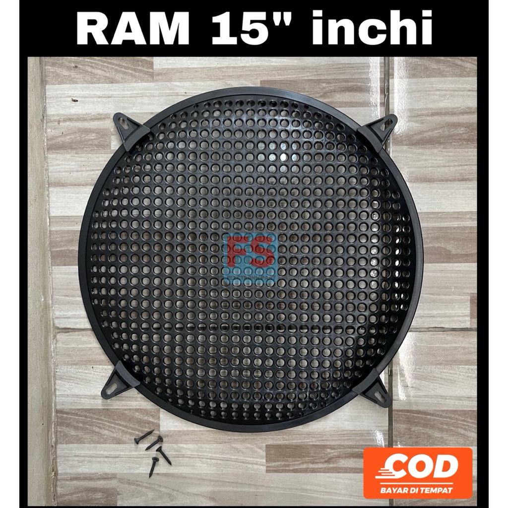 RAM / GRILL SPEKER 15"inchi kualitas bagus bahan TEBAL .plus BUBLE wrap