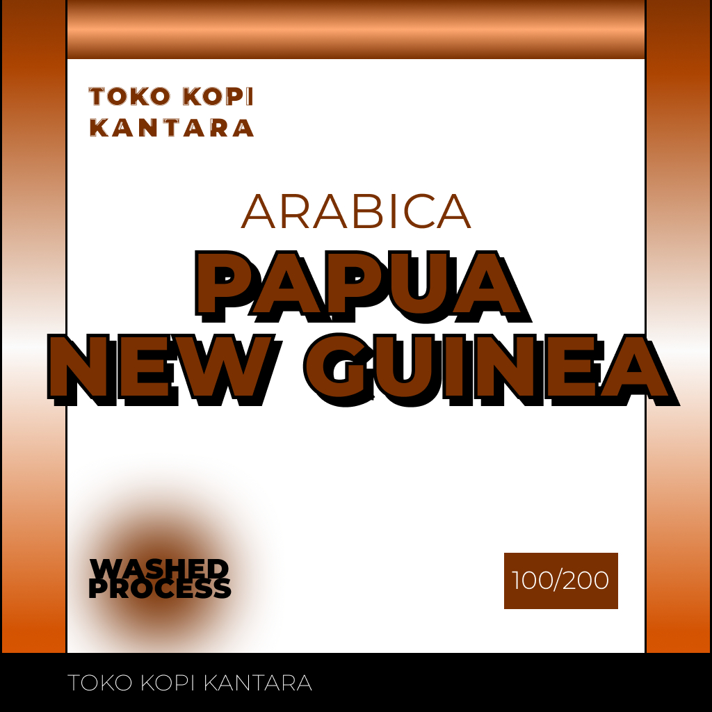Biji Kopi Papua New Guinea Washed 200 Gram