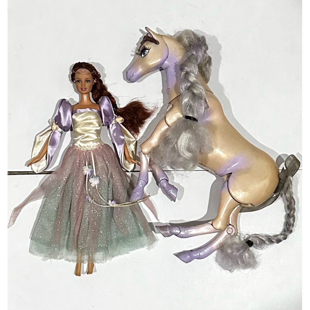 Barbie Swan Lake as the Fairy Queen Teressa And Barbie and the Magic of Pegasus Brietta The Pegasus
