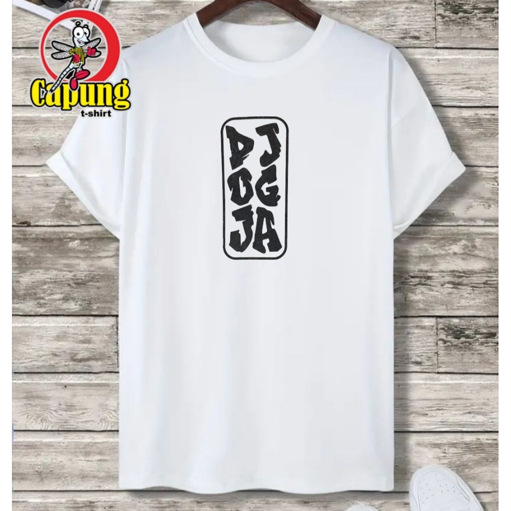 KAOS JOGJA MALIOBORO SABLON ASLI MEREK CAPUNG T-SHIRT KAOS JOGJA SABLON MOTIF JOGJA JAVANESE WARNA P
