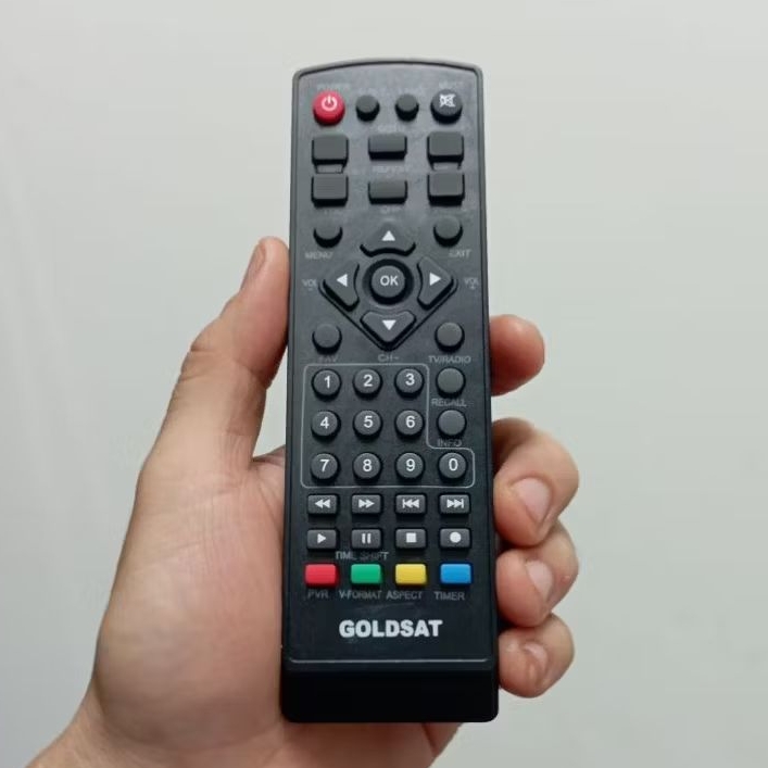 Remote Remot STB DVB-T2 Pengganti Tanpa Setting Goldsat Sonic RC130 Set Top Box Digital TV HD