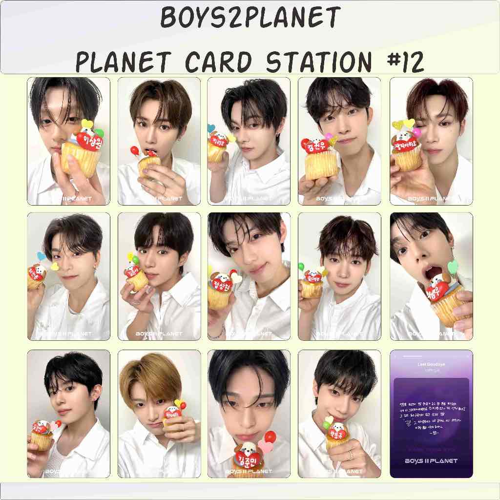 PHOTOCARD BOYS 2 PLANET #12 UNOFFICIAL REPLIKA PREMIUM BOYS PLANET 2