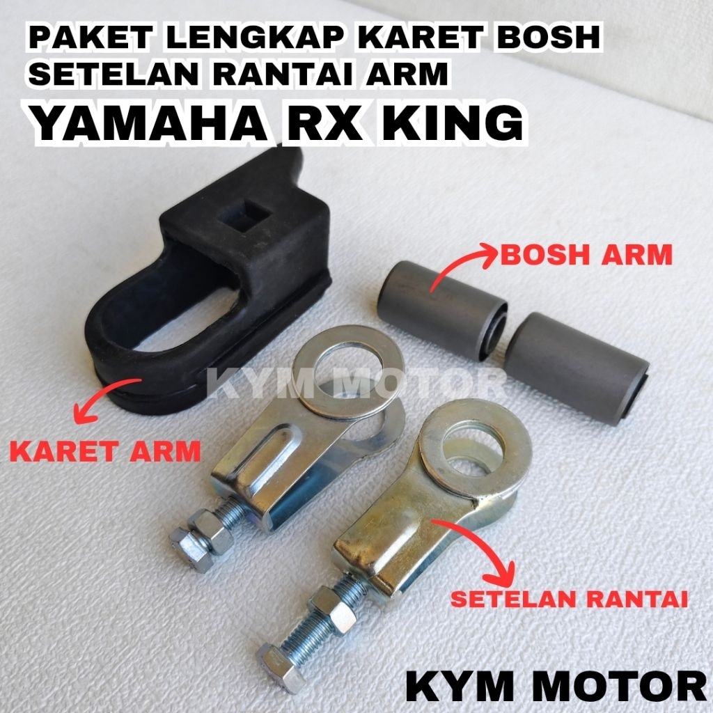 Bosh Bos Karet Setelan Anting Rantai Rante Arm Arem Motor Yamaha Rx King Kualitas Ori Original