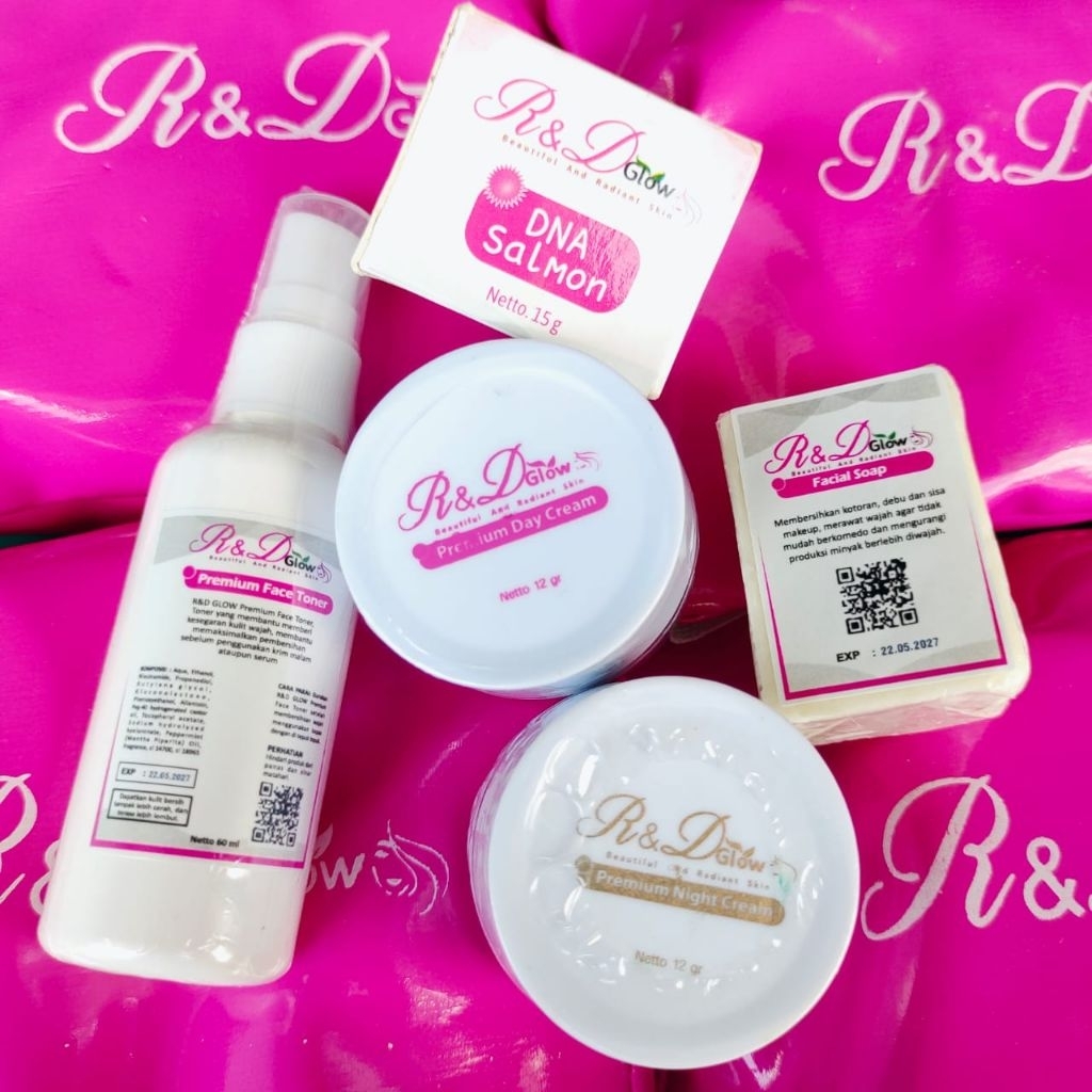 R&D GLOW PREMIUM SKINCARE BPOM PLUS DNA SALMON R&D GLOW BPOM