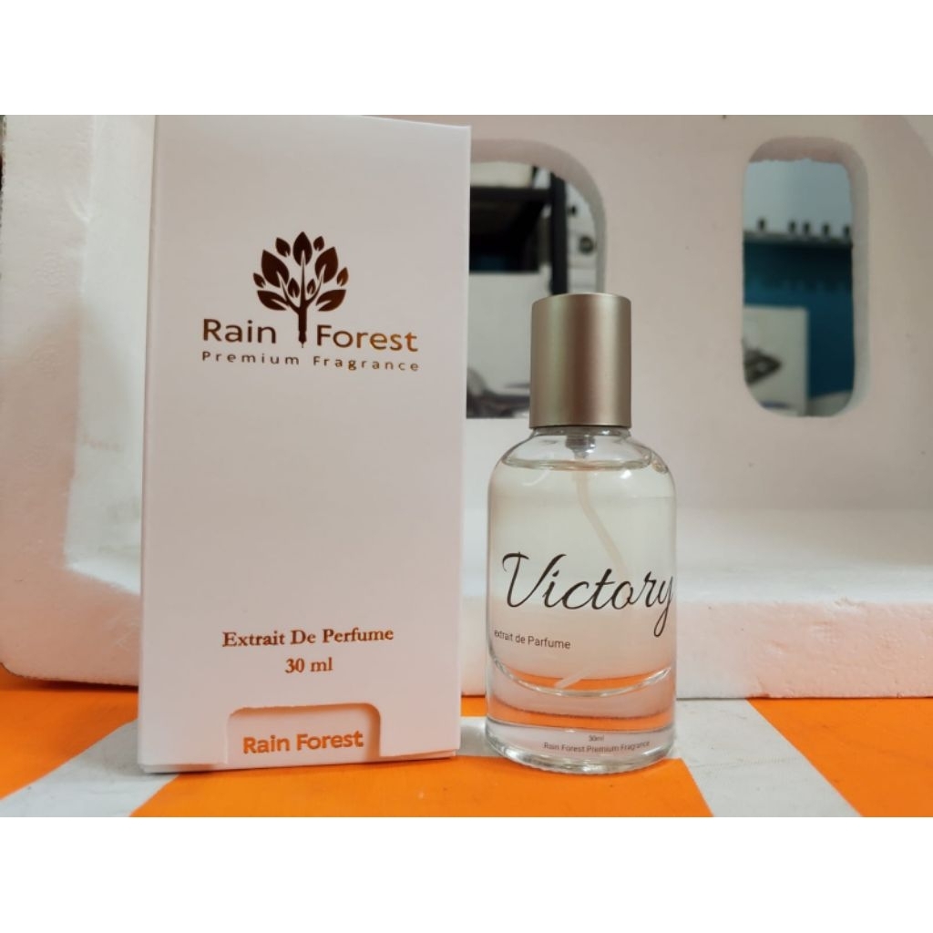 VICTORY Extrait de Parfum Wanita 30 ml - RAIN FOREST Tahan Lama - Inspired Aqua Kiss Vict*ria secret