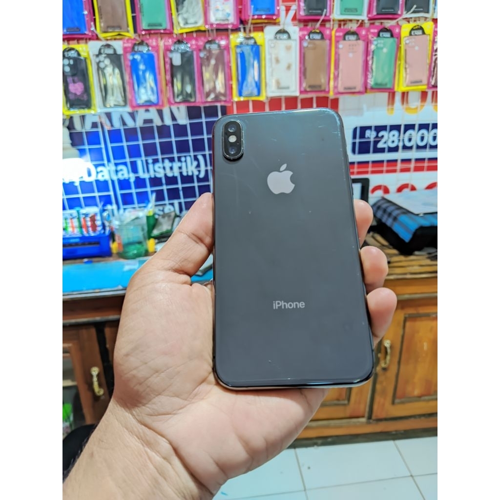 IPHONE X 256GB IBOX minus setelah ganti kamera belakang nggak mau hidup ip nya